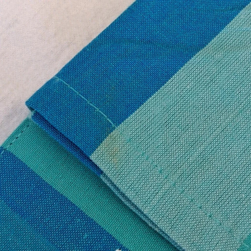 Susie Coelho Style Coastal Fish 2 Placemats 2 Napkins Set Blue Teal 2007 NWT